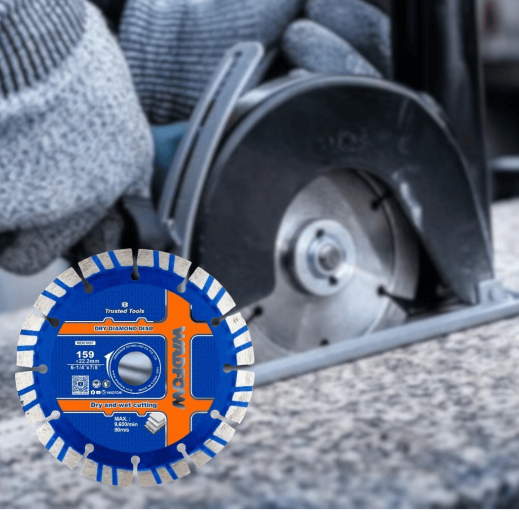 Wadfow Grinding & Cutting Wheels Wadfow Wet & Dry Diamond Disc 6-1/4" WDC1K07