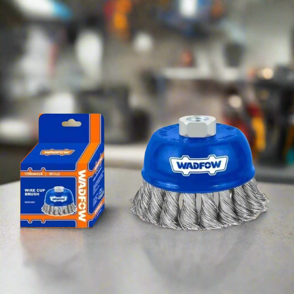 Wadfow Wire Wheels & Brushes Wadfow Wire Cup Brush 3" & 4" - WCE2401 & WCE2402