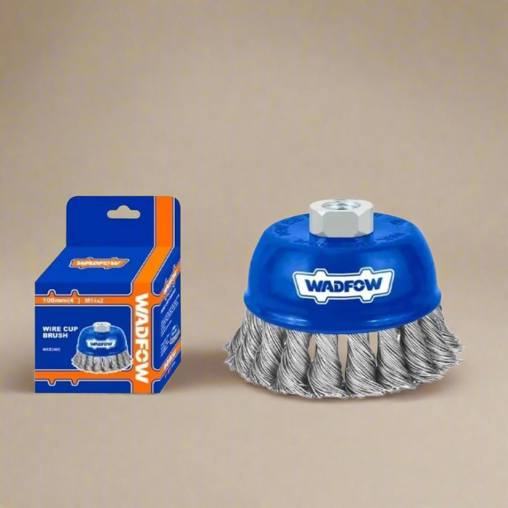 Wadfow Wire Wheels & Brushes Wadfow Wire Cup Brush 3" & 4" - WCE2401 & WCE2402