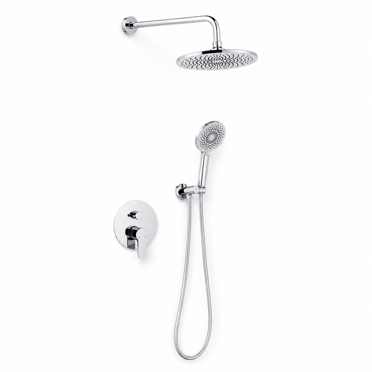 Wahkit Shower Set & Head Wahkit Chrome Slim Head Concealed Rain Shower Set in Copper - K-8414