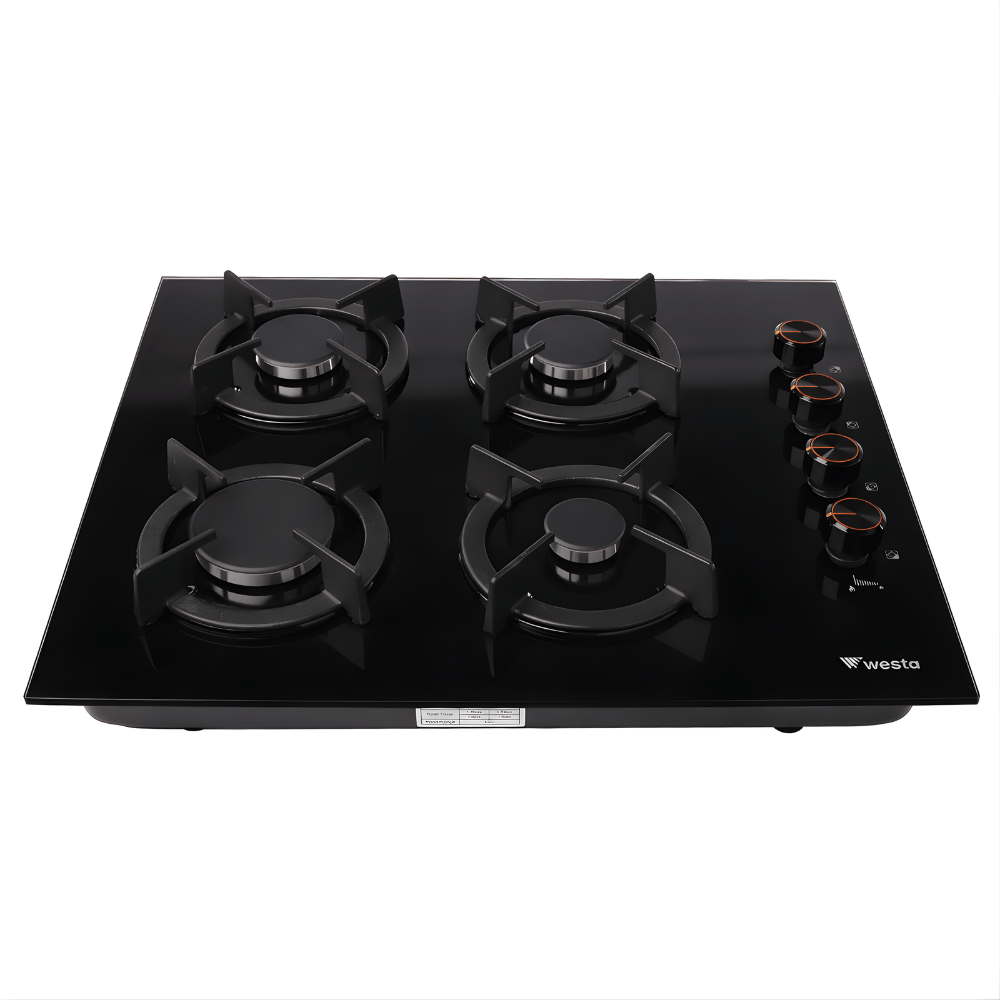 Westa Kitchen Appliances Westa 60cm 4 Burner Gas Stove With Hob Round Design - T600-G21