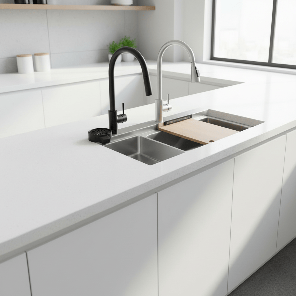 Westa Kitchen Sink Westa Silver Kitchen Sink - 8245 FY