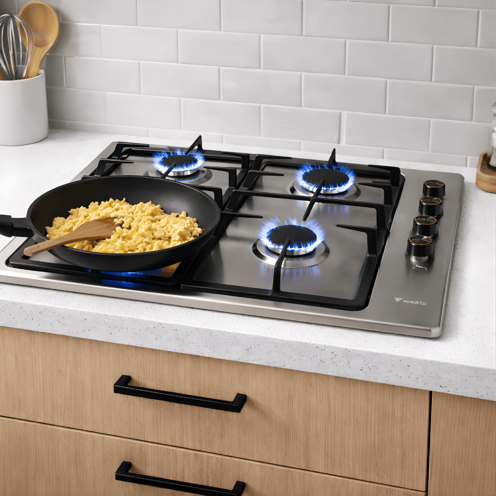 Westa Kitchen Appliances Westa Stainless Steel 4 Burner Built-in Gas Hob - T600-S21