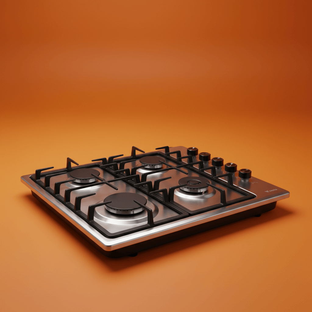 Westa Kitchen Appliances Westa Stainless Steel 4 Burner Built-in Gas Hob - T600-S21