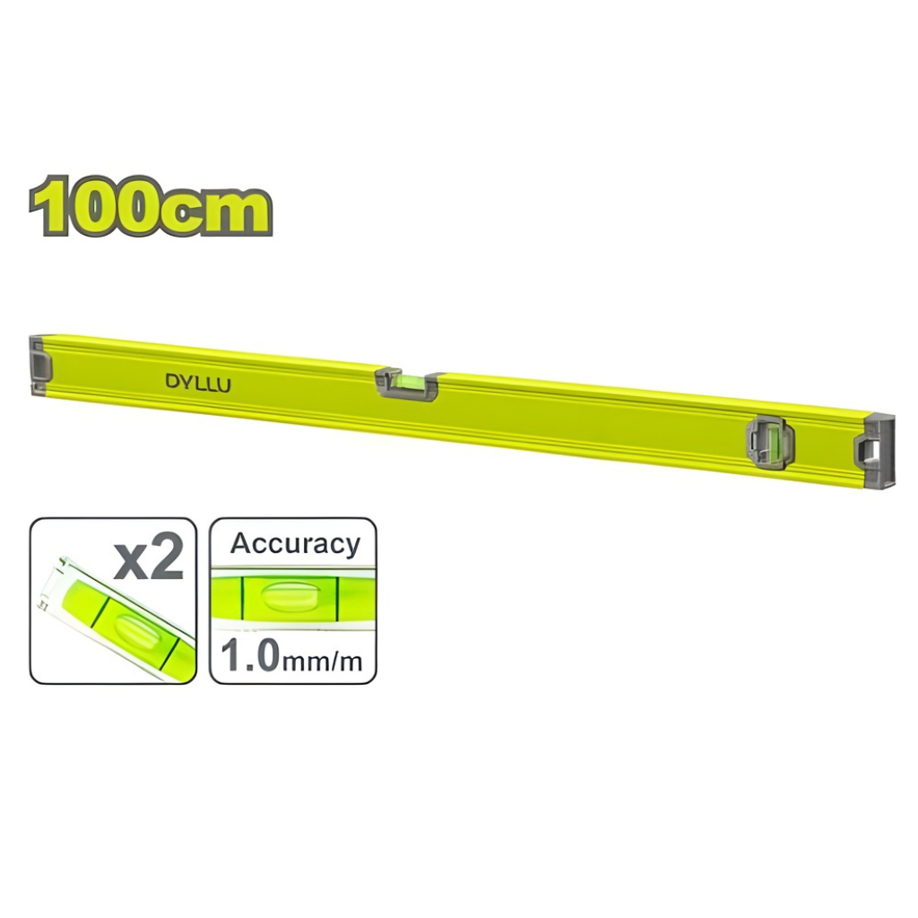 Dyllu 100cm Spirit Level - DTSL2G100