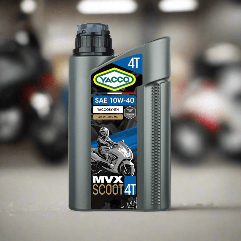 Yacco Engine Oils & Vehicle Fluids Yacco Semi Synthetic Motorcycle Engine Oil 1L - MVX SCOOT 4 SAE 10W40