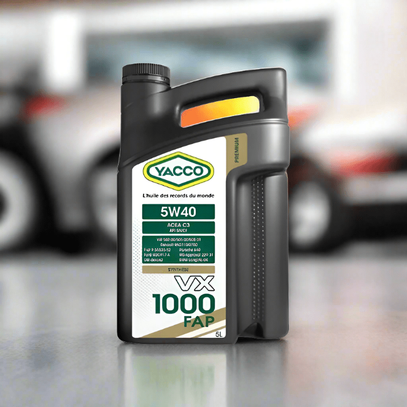 Yacco Engine Oils & Vehicle Fluids Yacco VX Premium 100% Synthetic Engine Oil 1L/5L/208L - VX 1000 FAP SAE 5W40