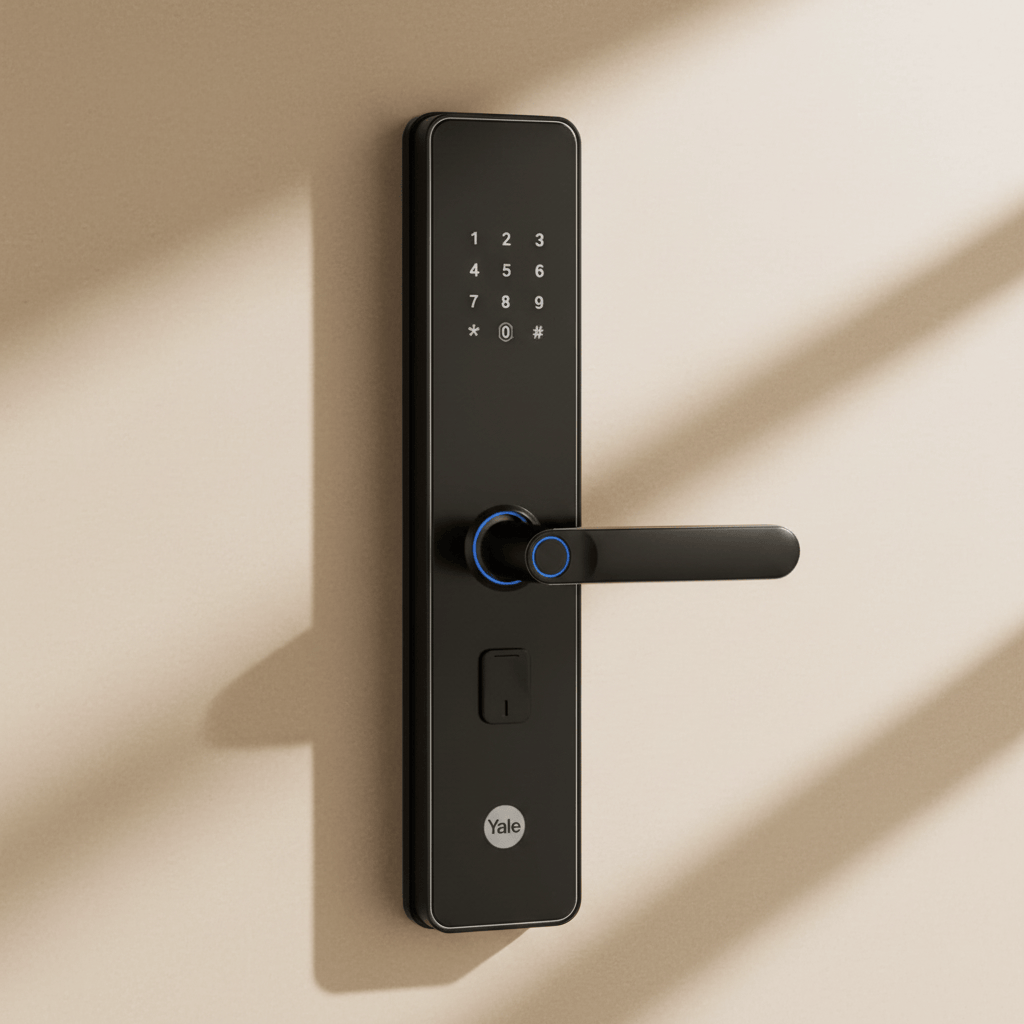 Yale Smart Locks & Digital Access Yale Smart Door Lock with Fingerprint, PIN, RFID & Key Access - YDME100NxT