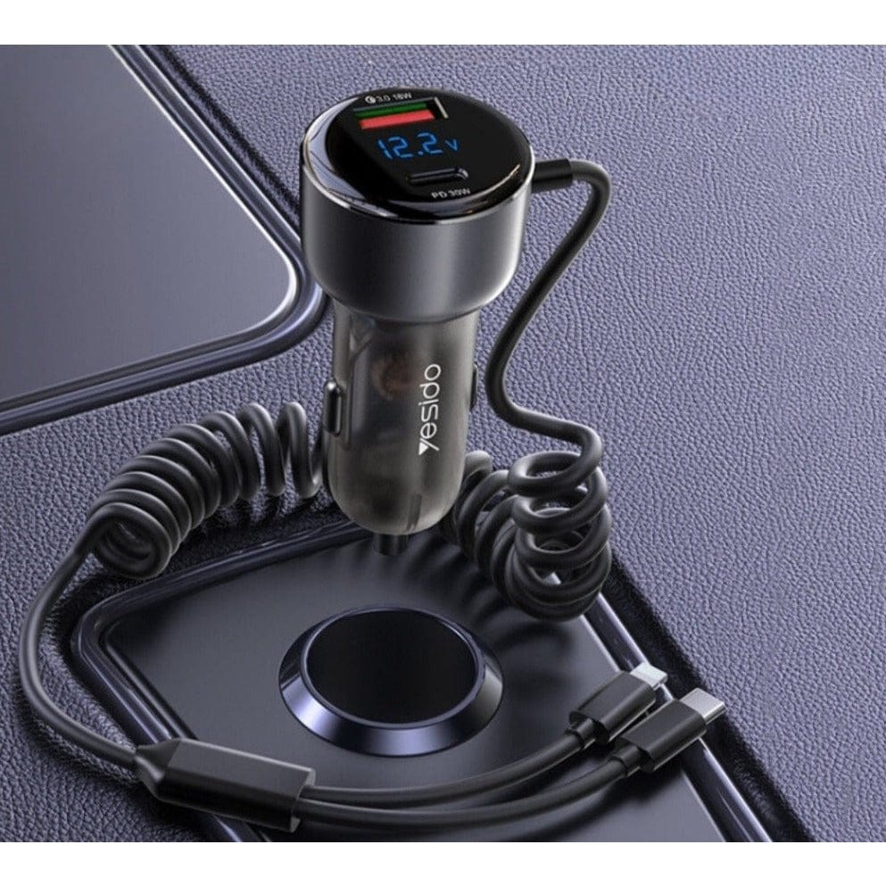Yesido Power & Charging Accessories Yesido 60W Fast Charging Car Charger - Y58