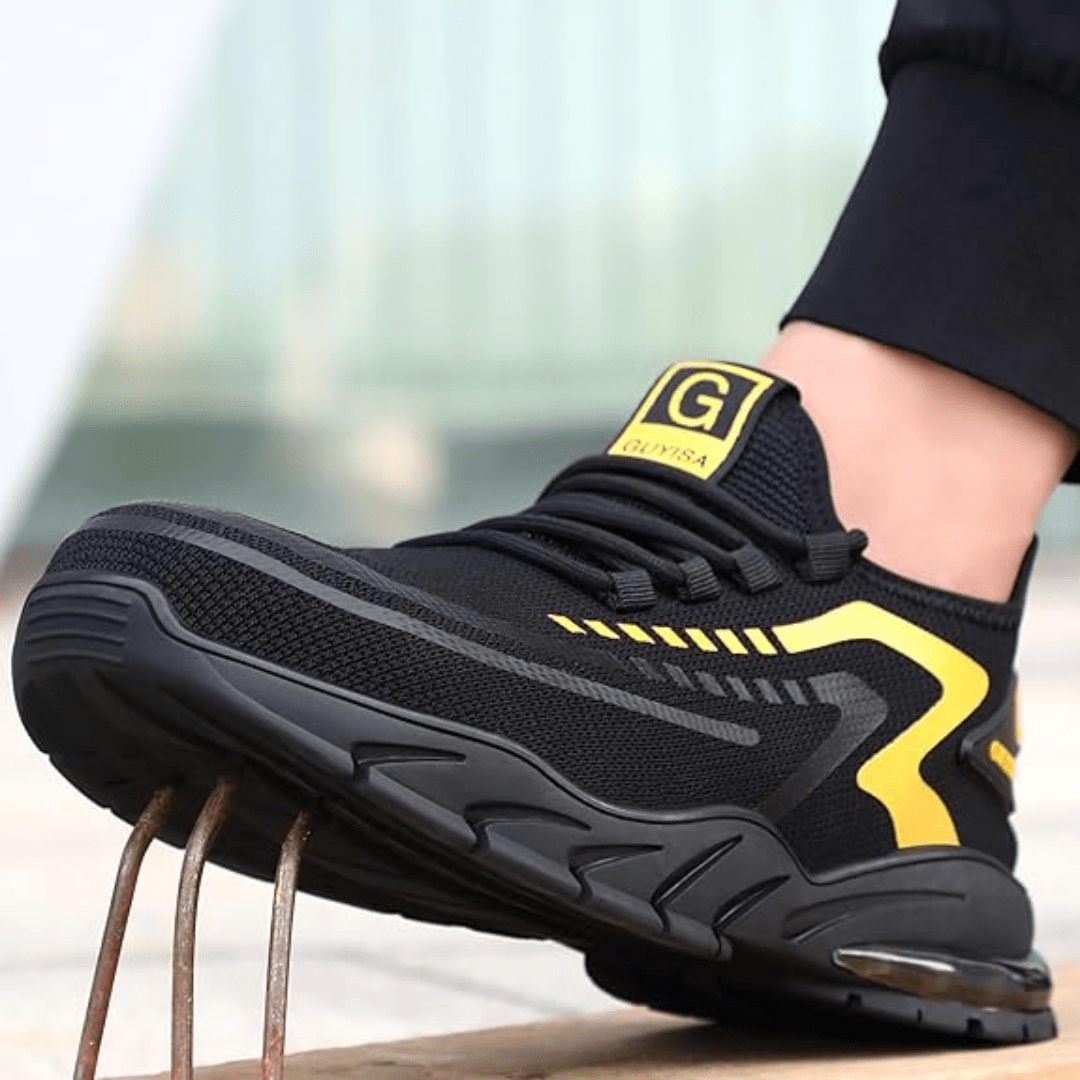 ZME Boots & Footwear Guyisa Steel Toe Cap Work Safety Shoes