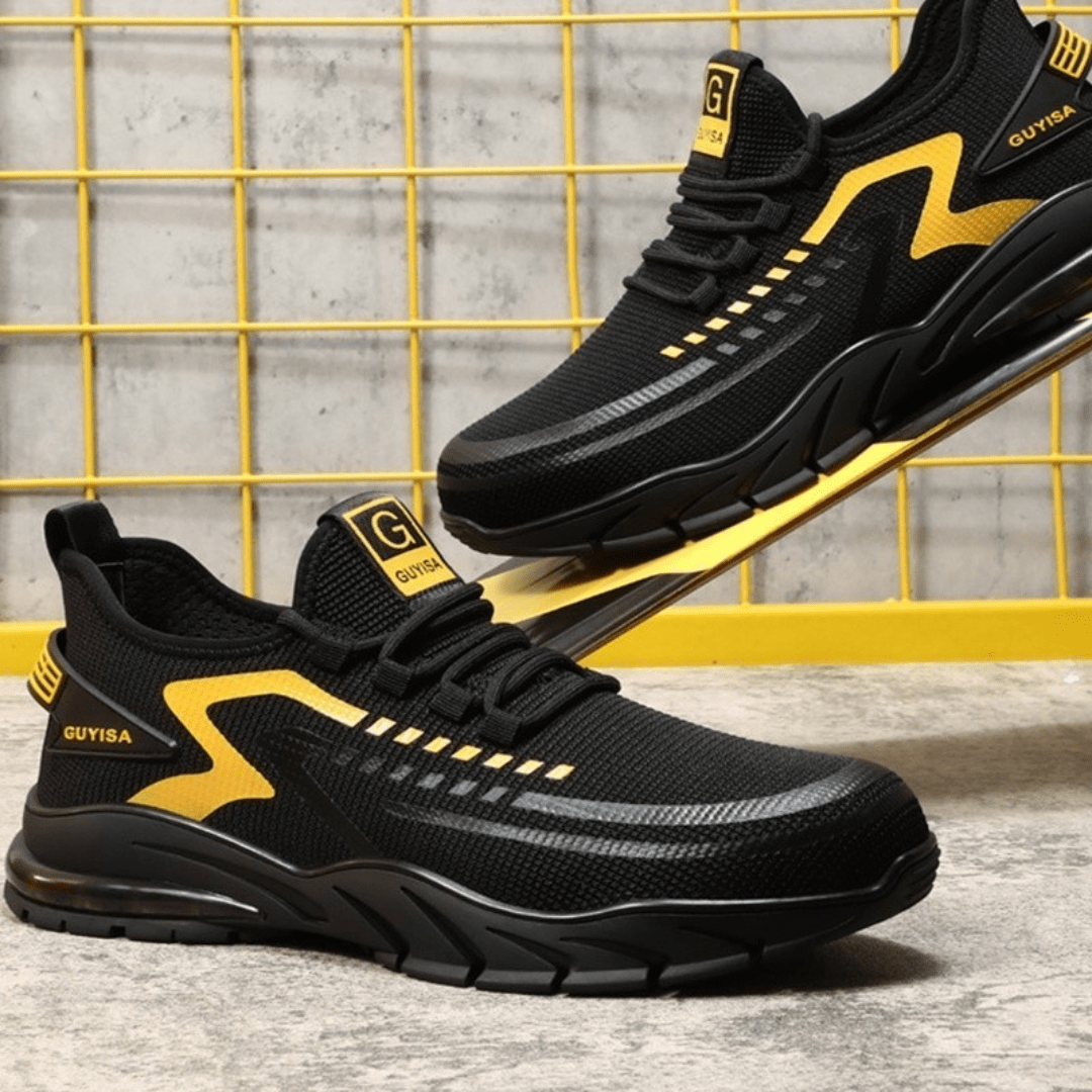 ZME Boots & Footwear Guyisa Steel Toe Cap Work Safety Shoes