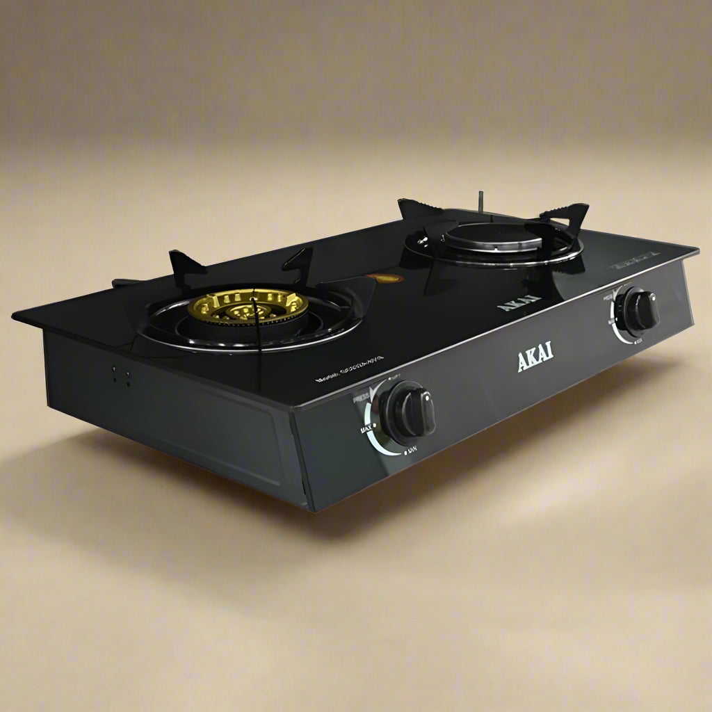 Akai Kitchen Appliances Akai Infrared 2 Burner Table Top Gas Cooker - GC032A-8518
