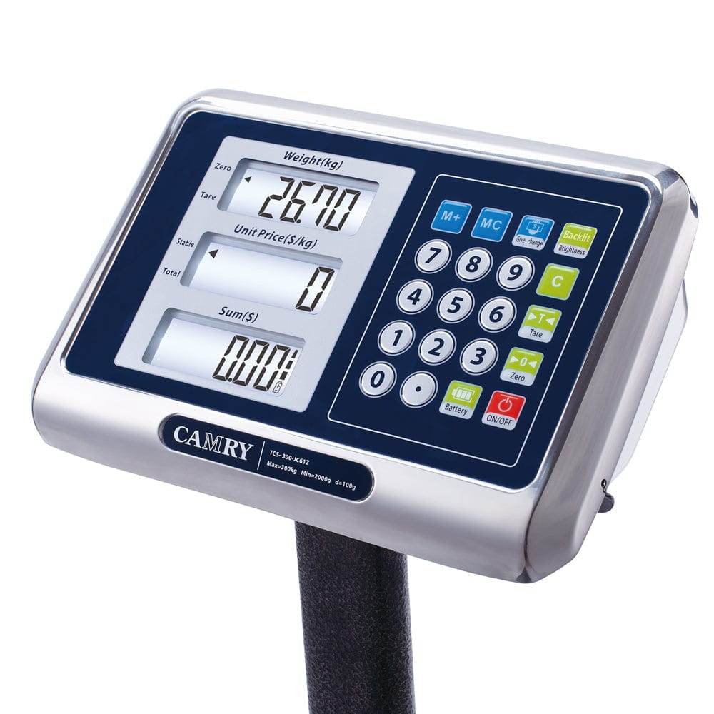 Camry Digital Meter Camry Price Computing Stainless Steel Platform Digital Electronic Scale - 150Kg & 300Kg