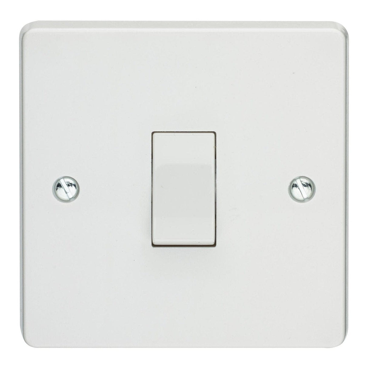 Crabtree Switches & Sockets Crabtree 10A 1 Gang 1 Way Light Switch White