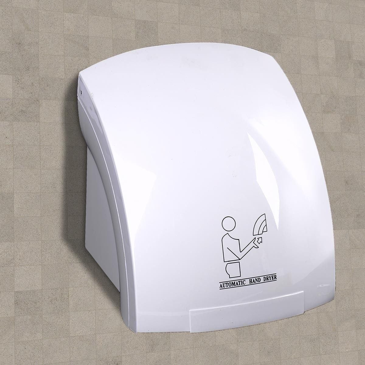 Dispenser Dryers & Dispensers Jet Automatic Wall Mounted Plastic Hand Dryer 1200W