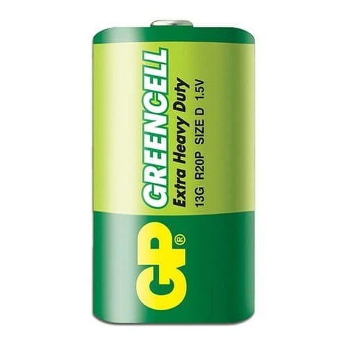 GP Batteries Batteries & Chargers GP Batteries Greencell Carbon Zinc D