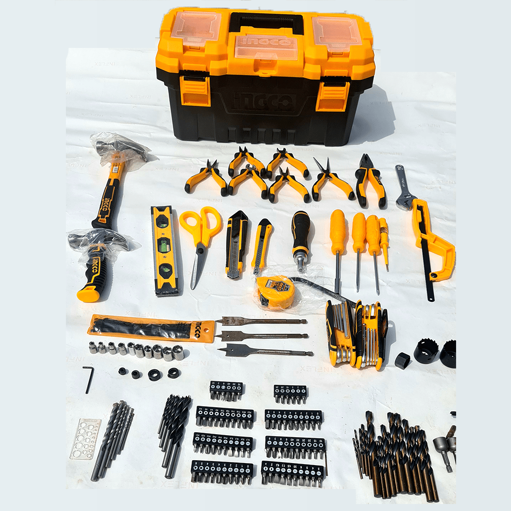 Ingco Tool Set Ingco 168-Piece Complete Tool Set with Plastic Box