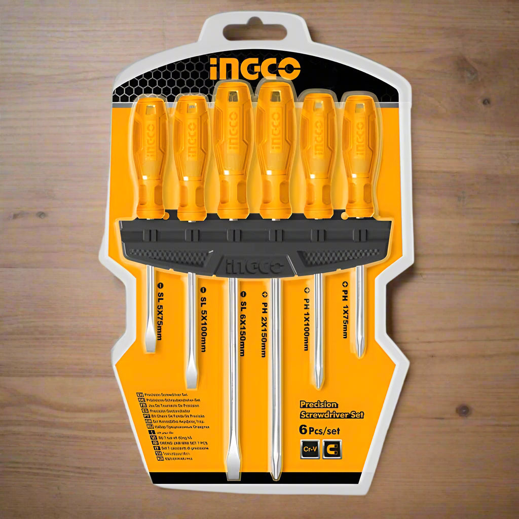 Ingco Screwdrivers Ingco 6 Pieces Screwdriver Set - HKSD0658