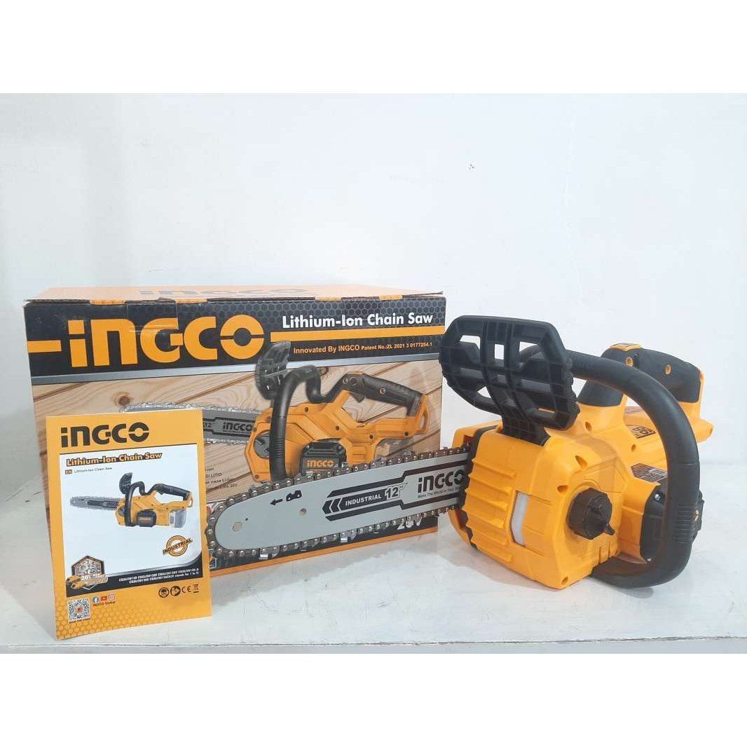 Ingco 12" Lithium-Ion Cordless Chain Saw - CGSLI20128 | Supply Master | Accra, Ghana Chainsaw Buy Tools hardware Building materials