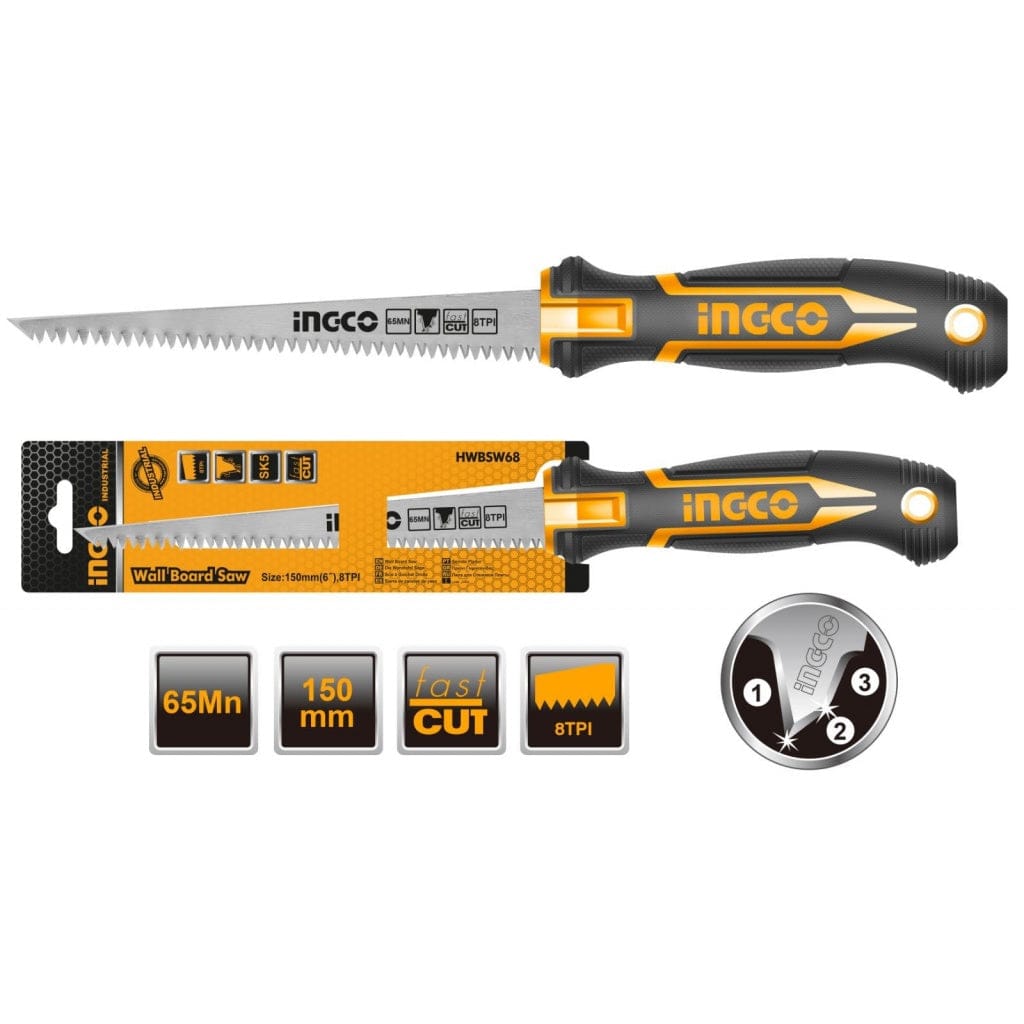 Ingco Wall Board Saw - HWBSW628C | Supply Master | Accra, Ghana Hand Saws & Cutting Tools Buy Tools hardware Building materials