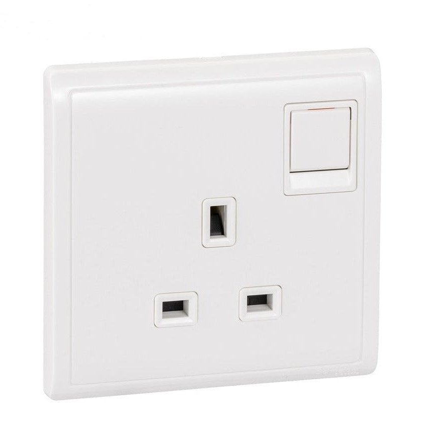 Schneider Pieno 13A Single Switched Socket | Supply Master | Accra, Ghana Switches & Sockets Buy Tools hardware Building materials