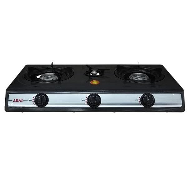 Buy Akai Auto-Ignition 3 Burner Table Top Gas Cooker - GC019A8302 | Supply Master Ghana Kitchen Appliances Buy Tools hardware Building materials