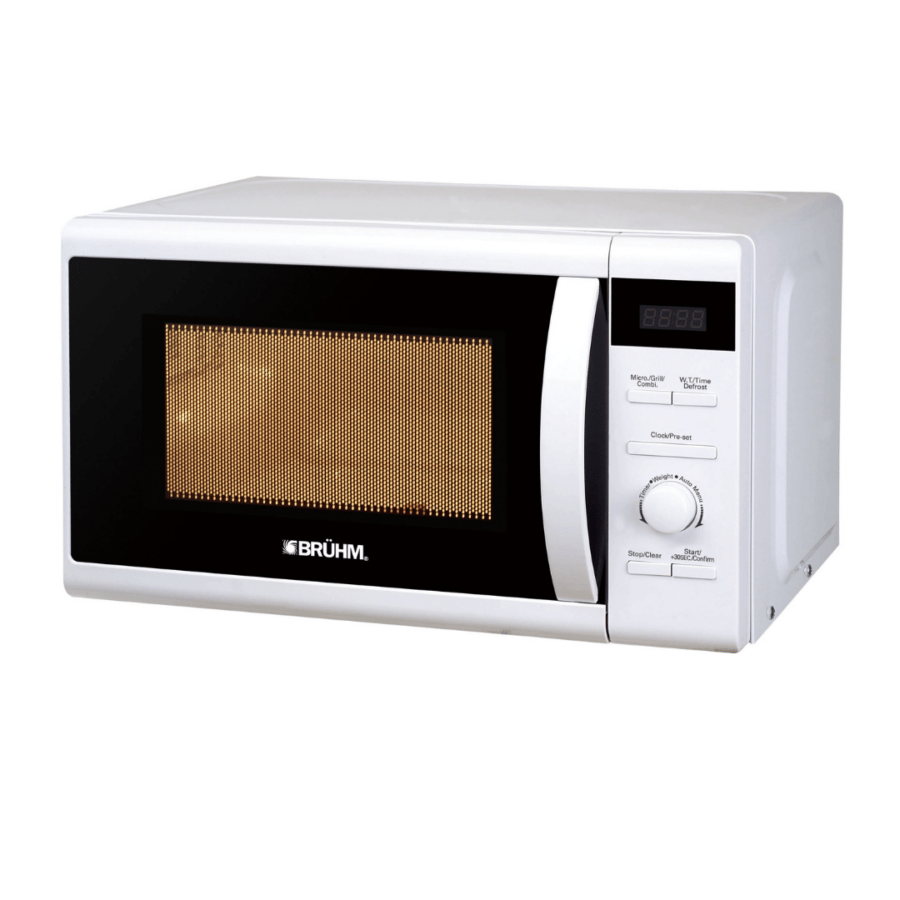 Buy Bruhm White Microwave Oven with Grill Function - BME-20GMW | Supply Master Ghana Kitchen Appliances Buy Tools hardware Building materials
