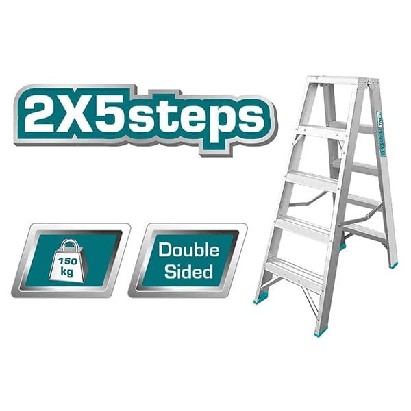 Ingco Double Side Ladder | Supply Master | Accra, Ghana Ladder Buy Tools hardware Building materials