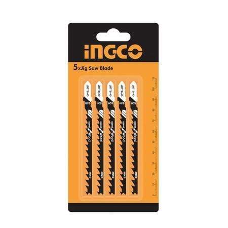 Ingco Jigsaw Blade for Wood 5 Pieces - JBT244D