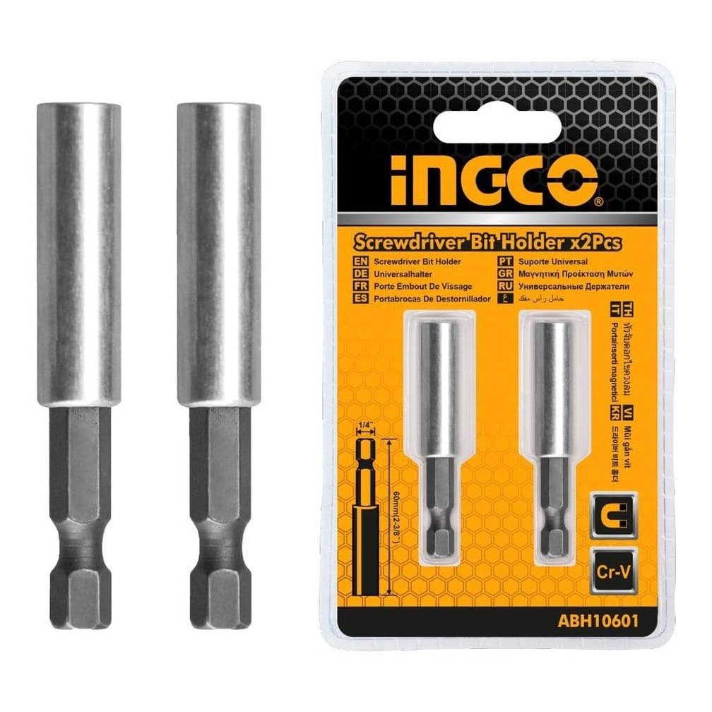 Ingco Screwdriver Bit Holder 60mm - ABH10601 | Supply Master | Accra, Ghana Tools Building Steel Engineering Hardware tool