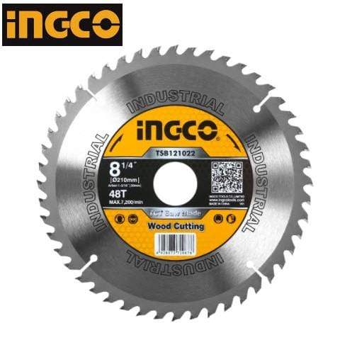 Ingco TCT Saw Blade | Supply Master | Accra, Ghana Tools 210mm(8-1/4") 48T Building Steel Engineering Hardware tool