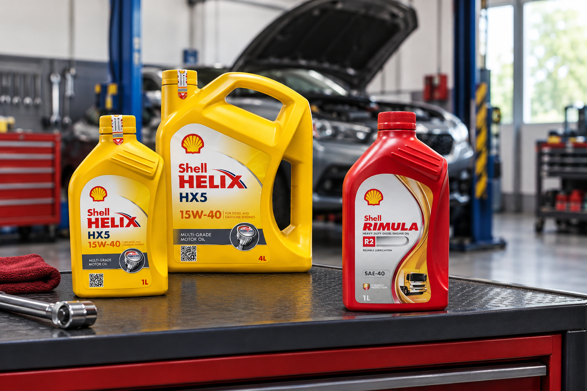 Shell Lubricants and Engine Oils editorial collection image