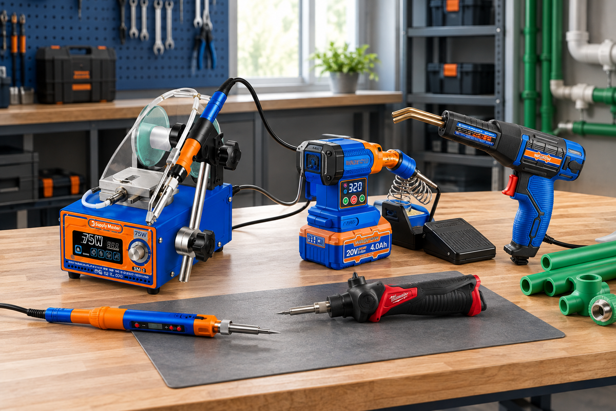 Soldering Plastic Welding and Pipe Fusion editorial collection image