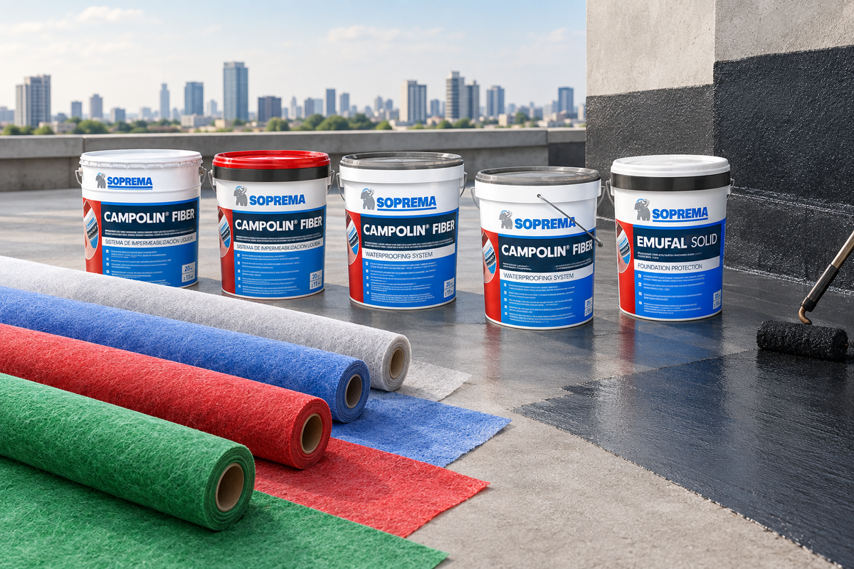 Soprema Waterproofing editorial collection image