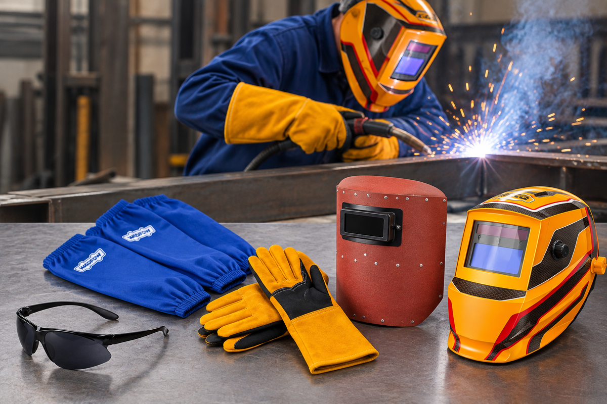 Welding PPE editorial collection image