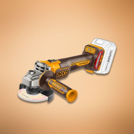 Ingco 20V Lithium-Ion Cordless Angle Grinder with Brushless Motor - CAGLI271532
