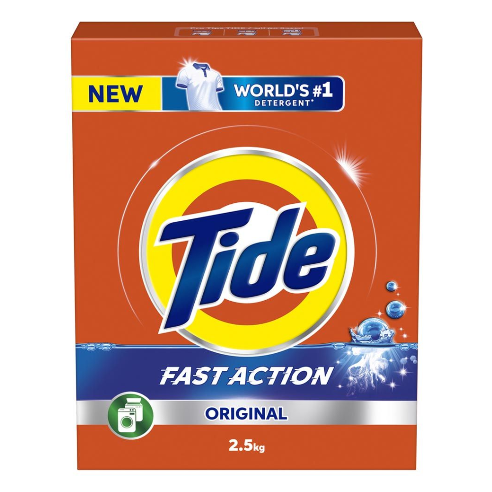 Tide Fast Action Laundry Detergent Powder - 2.5Kg