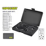Dyllu 16 Pieces Carbon Steel Hole Saw - DTKJ4416