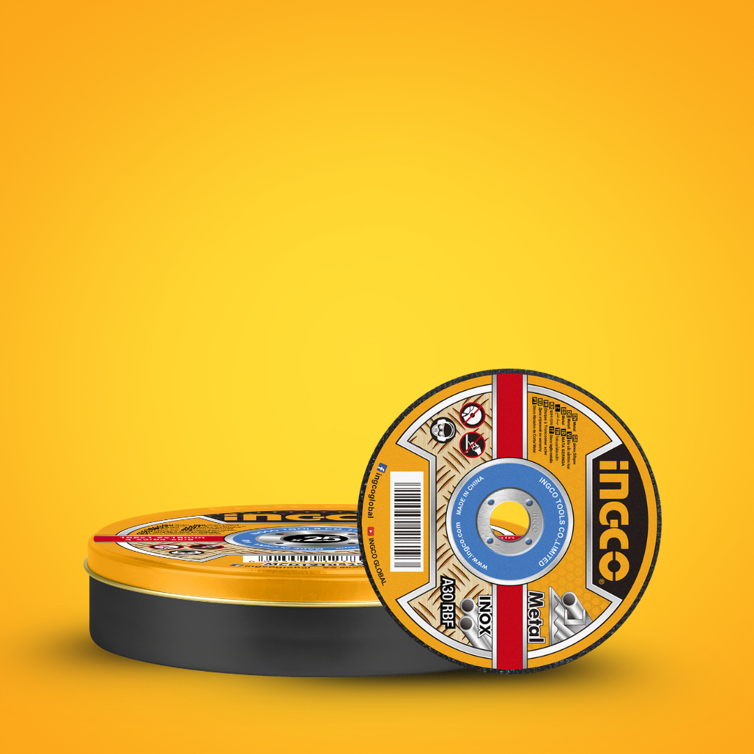 Ingco Abrasive Metal Cutting Disc 115mm X 1.2mm (25pcs) - MCD1211525