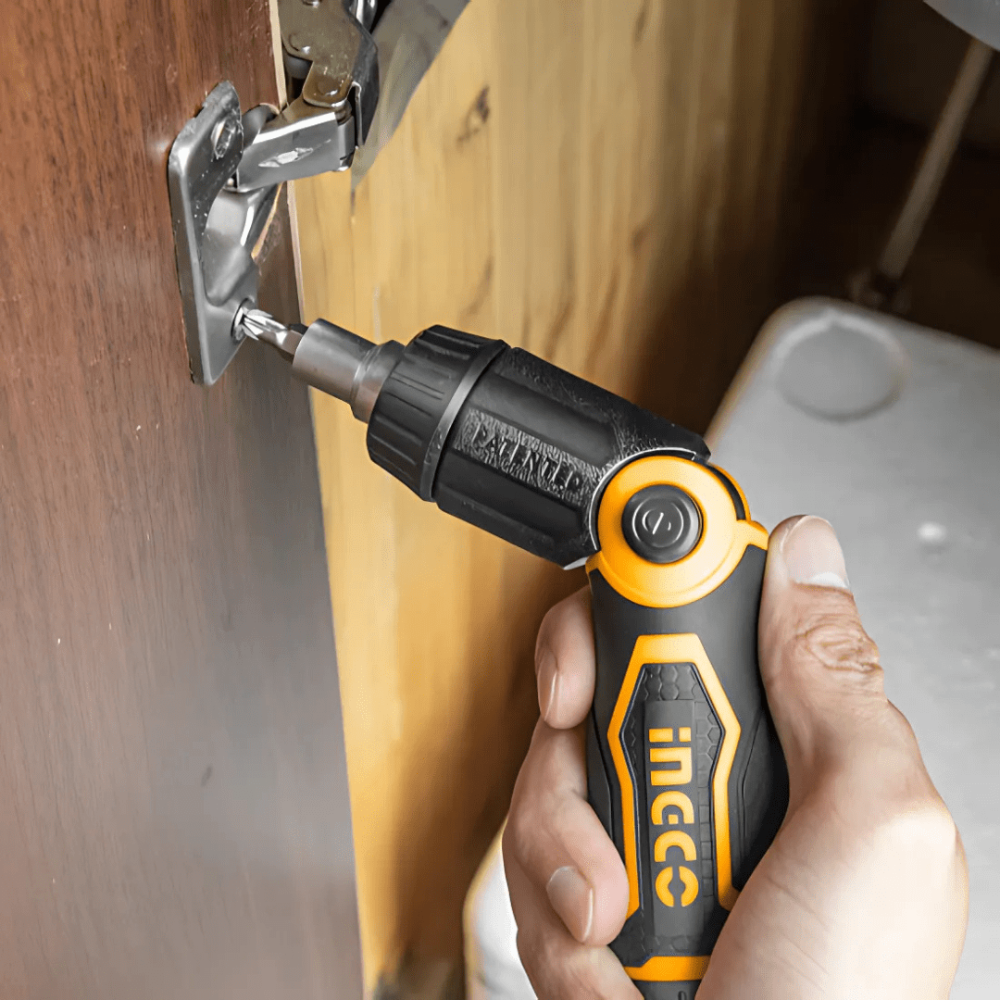 Quick Fix Tool Kit - Ingco Steel Measuring Tape 8m x 25mm + Ingco Claw Hammer 560g + Ingco 13 Piece Ratchet Screwdriver