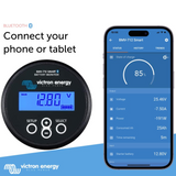 Victron Energy Black Smart Battery Monitor with Shunt 6.5-70 VDC Display and Bluetooth - BMV-712