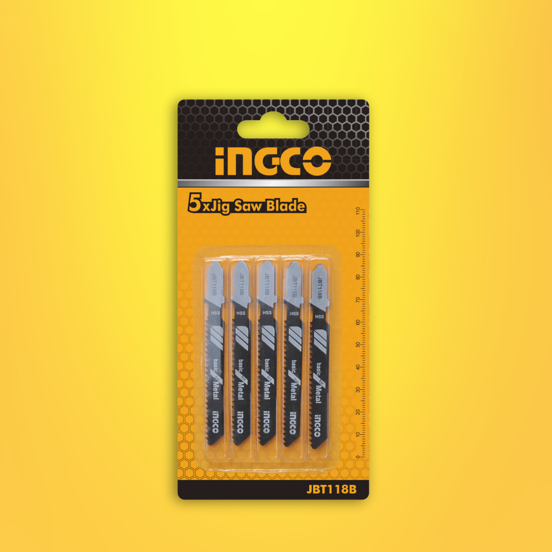 Ingco 5 Pieces Jigsaw Blade for Metal - JBT118B