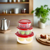 Decakila 3 Pieces Food Storage Container Set - KMTT121R
