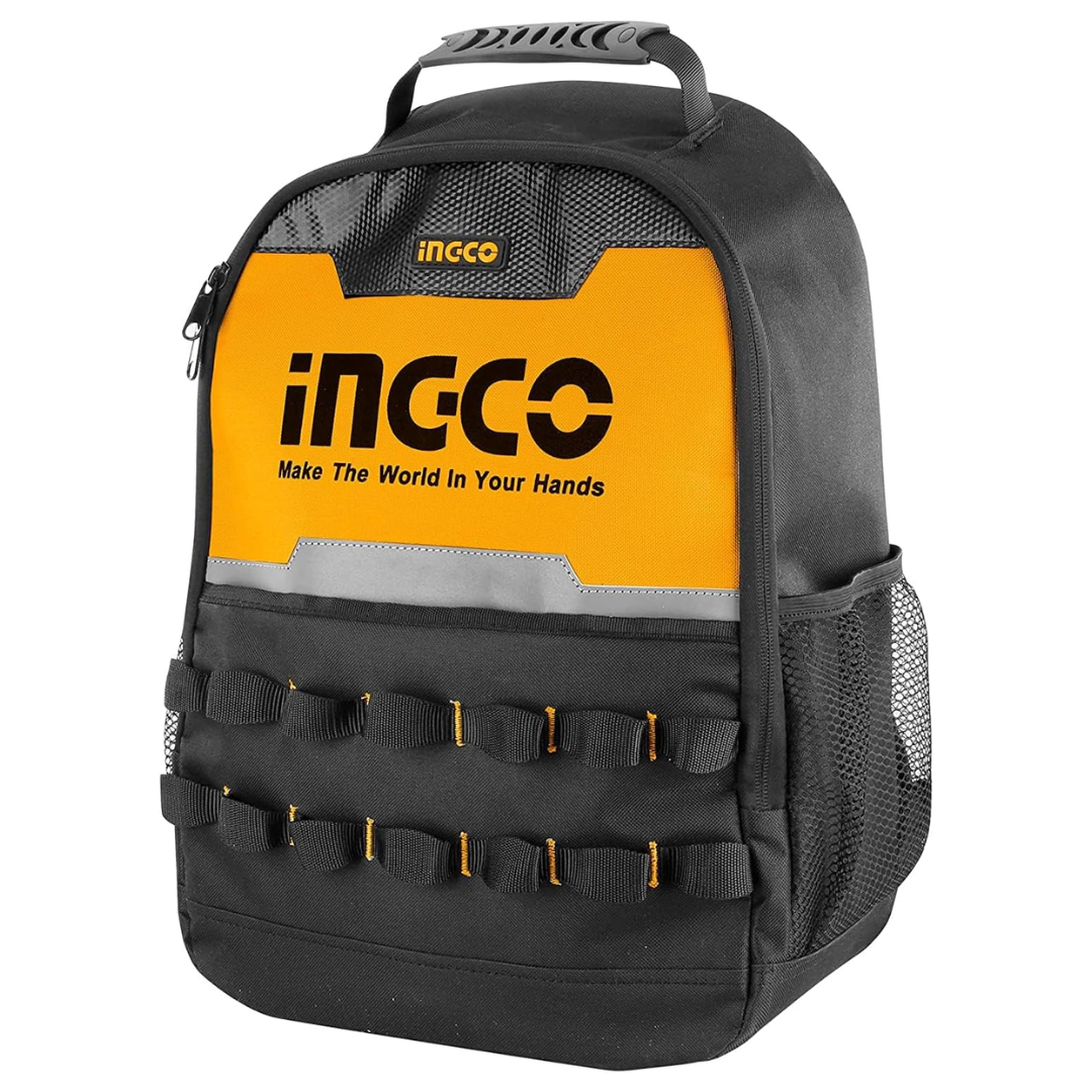 Ingco Tools Backpack with Rigid Frame & Multiple Compartments - HBP0101