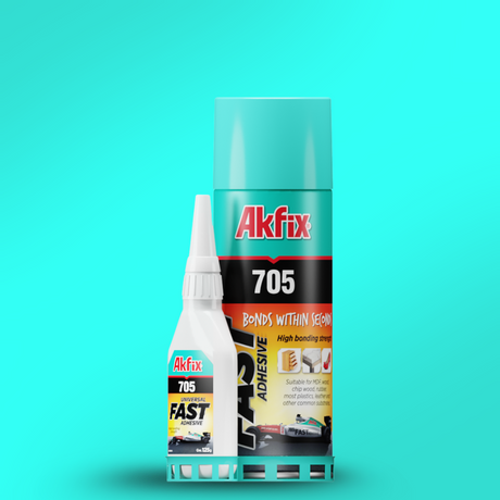 Akfix 2 Components Universal Fast Adhesive - 705MDF