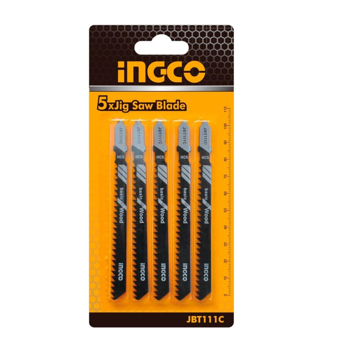 Ingco 5 Pieces Jigsaw Blade for Wood - JBT111C