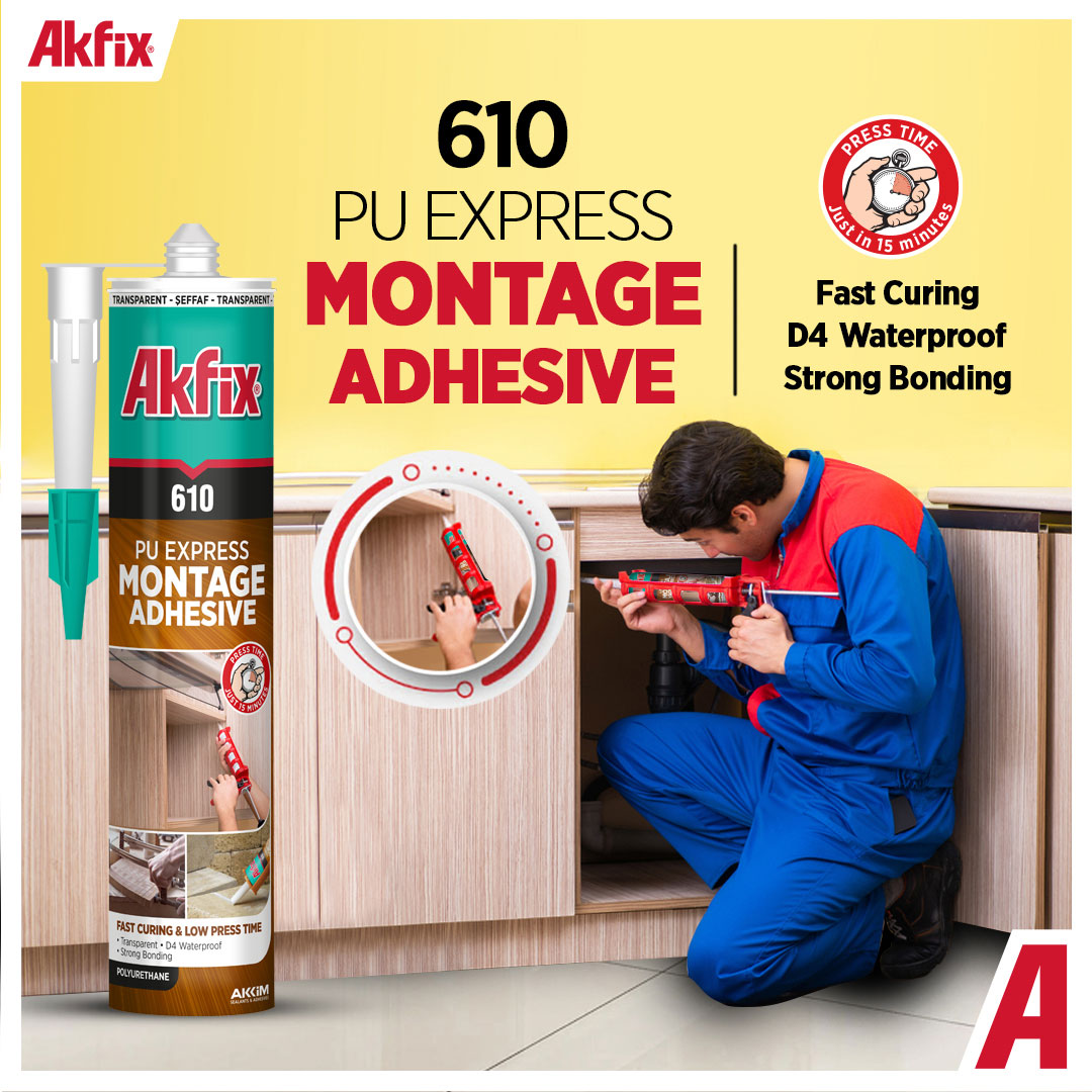Akfix PU Express Montage Adhesive - 310ml