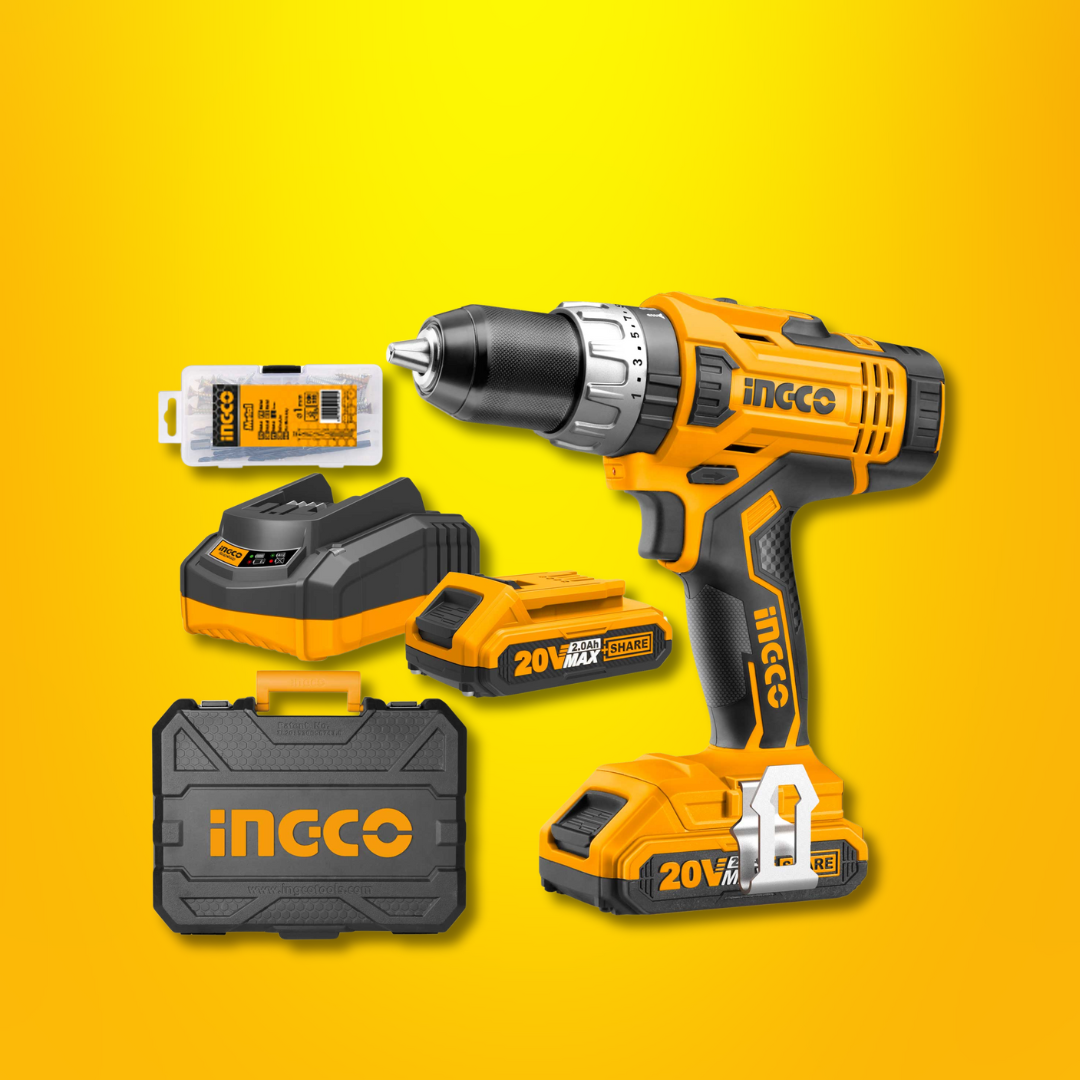 Ingco Lithium-Ion Cordless Drill 20V 2.0Ah - CDLI2003
