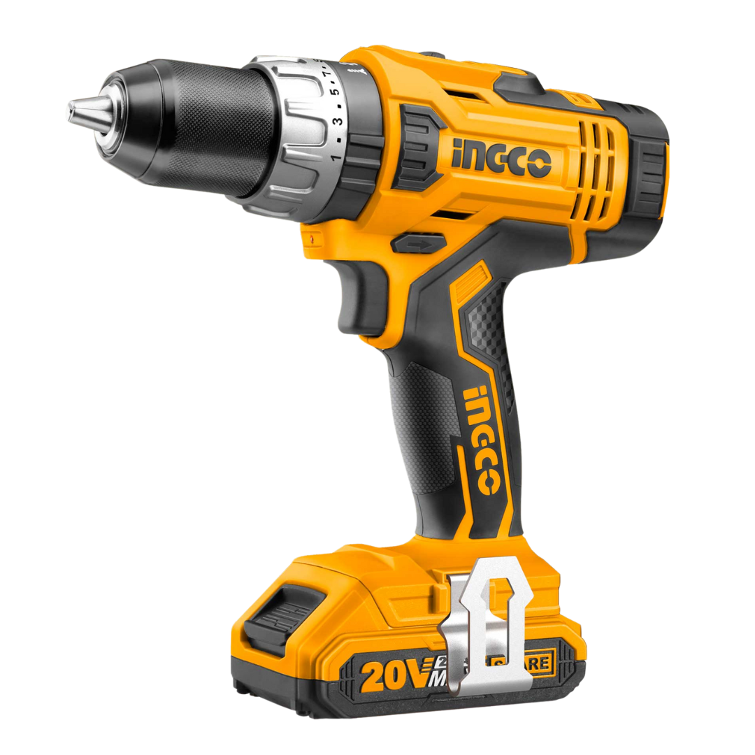Ingco Lithium-Ion Cordless Drill 20V 2.0Ah - CDLI2003