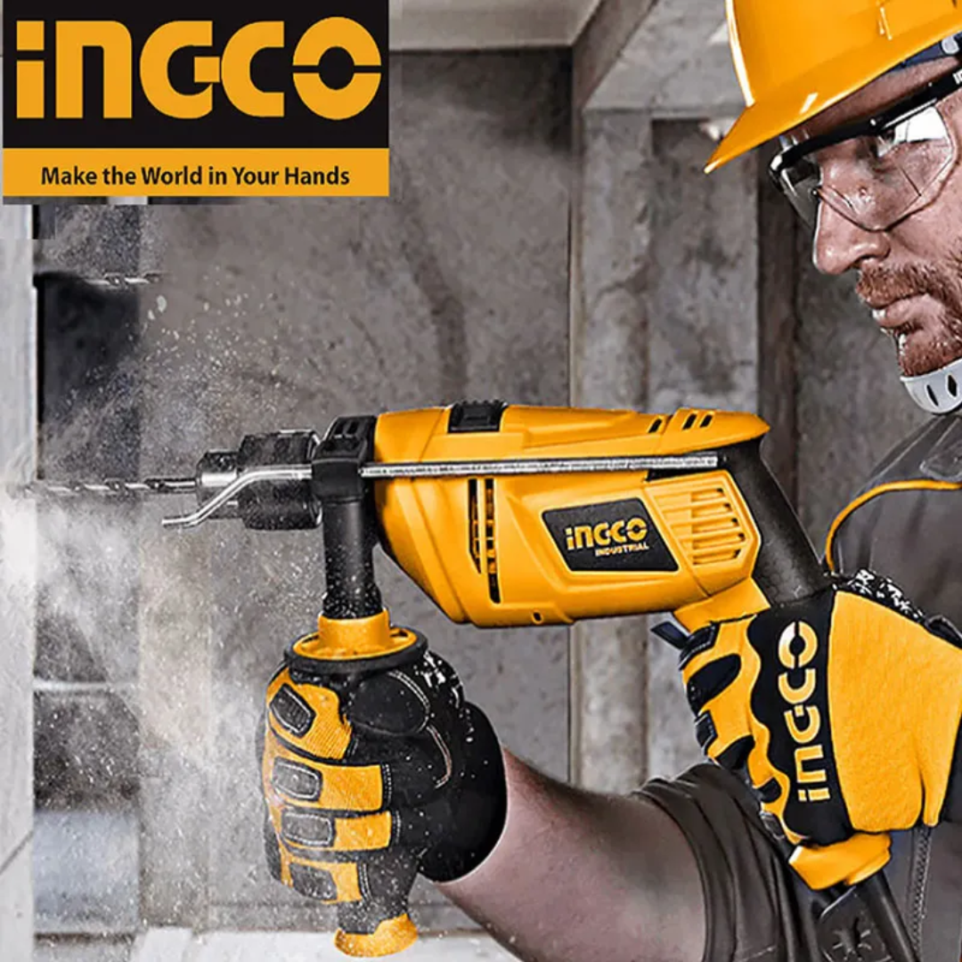 Ingco Hammer Impact Drill 13mm | 650W | Variable Speed - ID6538